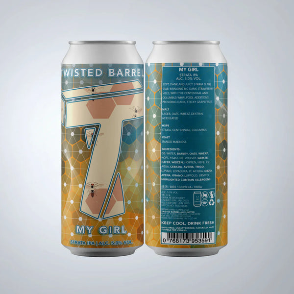 Twisted Barrel - My Girl - Strata IPA - 5% - 440ml Can