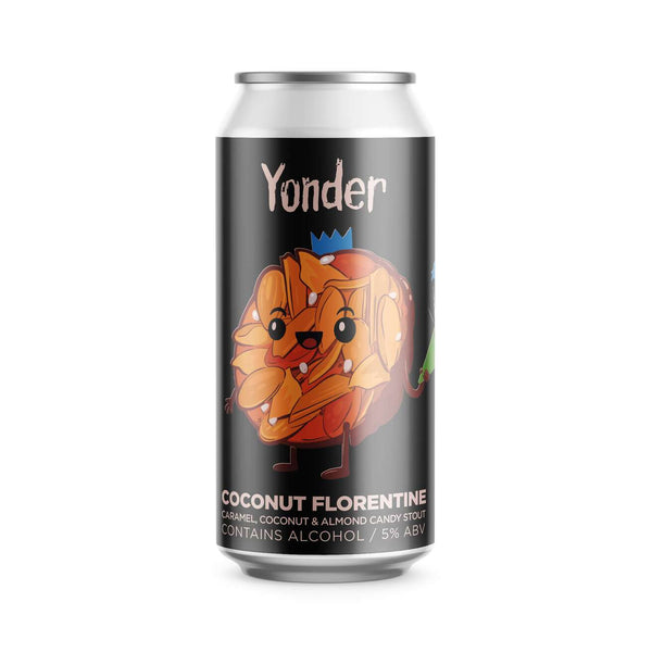 Yonder - Coconut Florentine - Caramel, Coconut & Almond Candy Stout - 5% - 440ml Can