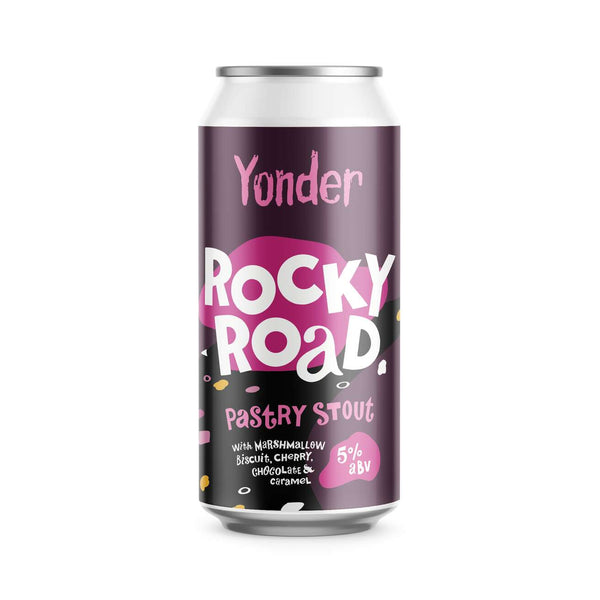 Yonder - Rocky Road - Pastry Stout with Marshmallow, Biscuit, Cherry, Chocolate & Caramel - 5% - 440ml Can