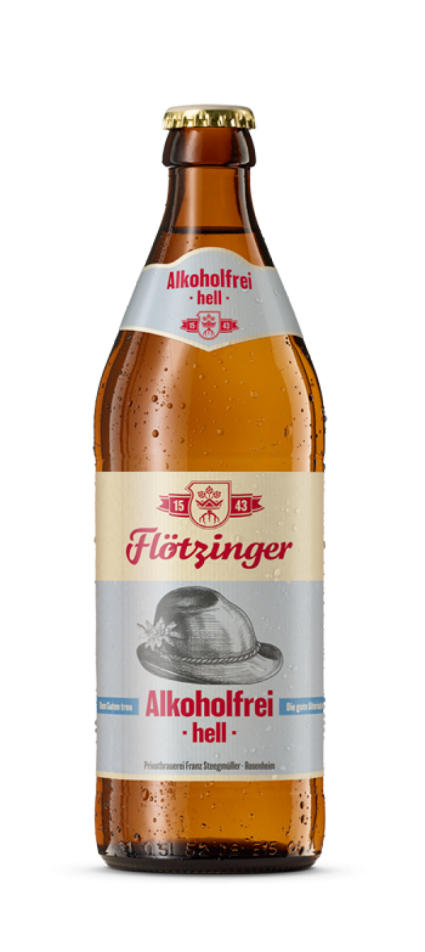 Flotzinger - Alkoholfrei Hell - Alcohol Free Hells Lager - 0.0% - 330ml