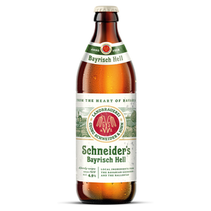 Schneiders Landbrauerei - Bayrisch Helles Landbier - Lager - 4.9% - 500ml Bottle - MK Biergarten