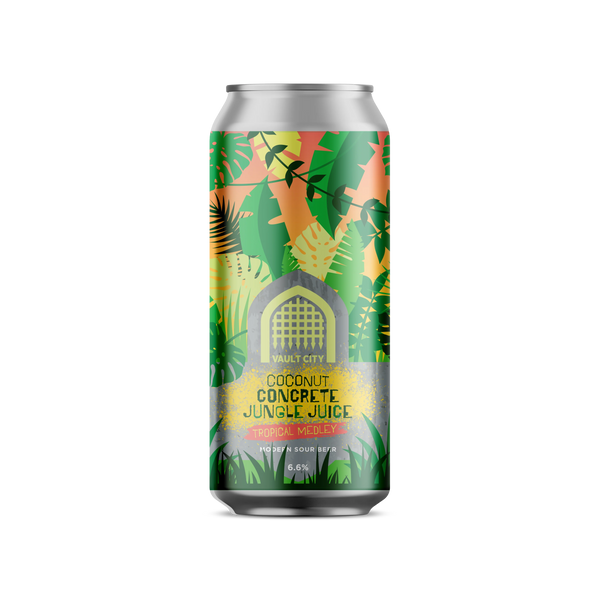 Vault City - Coconut Concrete Jungle Juice - Tropical Sour - 6.6% - 440ml Can