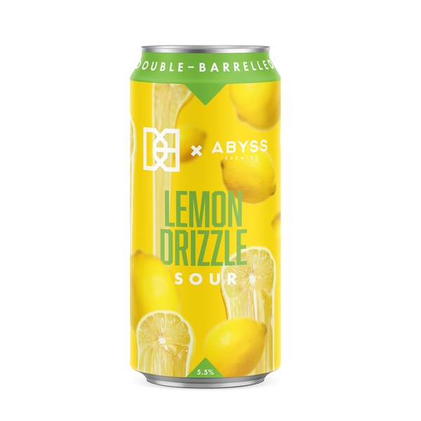 Double-Barrelled x Abyss - Lemon Drizzle - Sour - 5.5% - 440ml Can