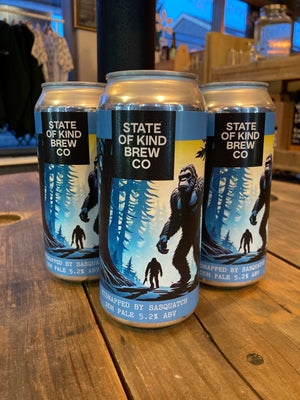 State Of Kind Brew Co - Kidnapped By Sasquatch - DDH Pale - 5.2% - 440ml Can. - MK Biergarten