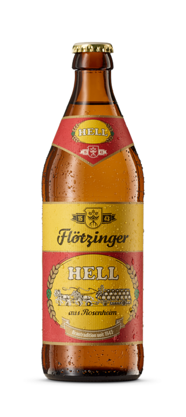 Flötzinger - Hell - German Lager - 5.2% - 500ml Bottle