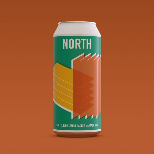 North x Mash Gang - Cloudy Lemon Radler - 2.5% 440ml Can