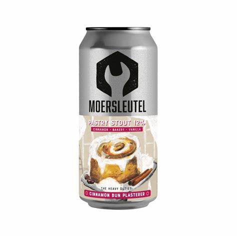 Moersleutel - Cinnamon Bun Plasterer - Imperial Pastry Stout - 12% - 440ml Can