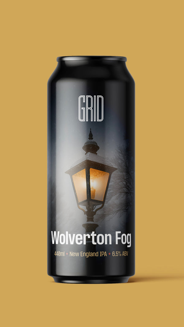 Grid x MK Biergarten - Wolverton Fog - New England IPA - 6.5% - 440ml Can