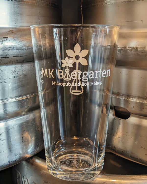 MK Biergarten Pint Glass