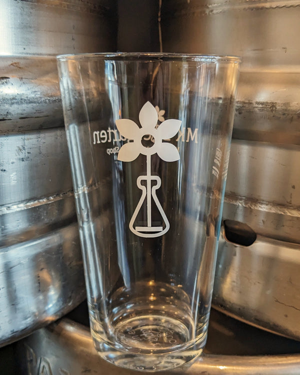 MK Biergarten Pint Glass