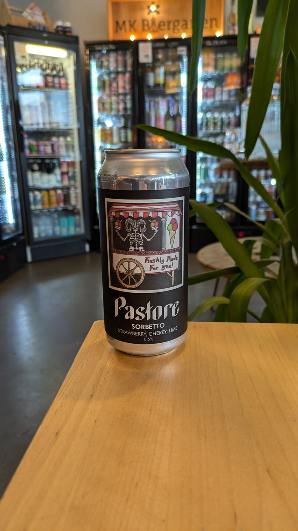 Pastore - Sorbetto - Strawberry, Cherry Lime AF Sour - 0.5% - 440ml Can