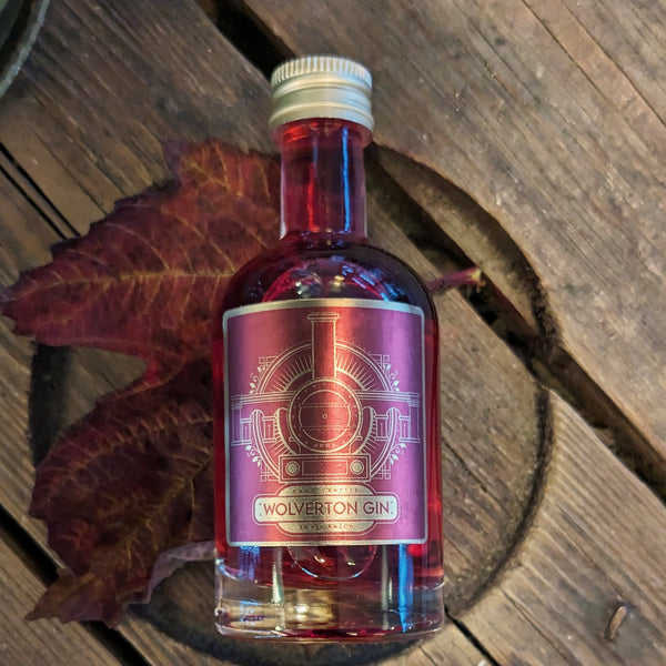 Wolverton Gin - Sloe Gin Liqueur - 30% - 5cl Mini Bottle