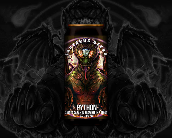 Tartarus - Python - Salted Caramel Brownie Imperial Stout - 12.6% - 440ml Can