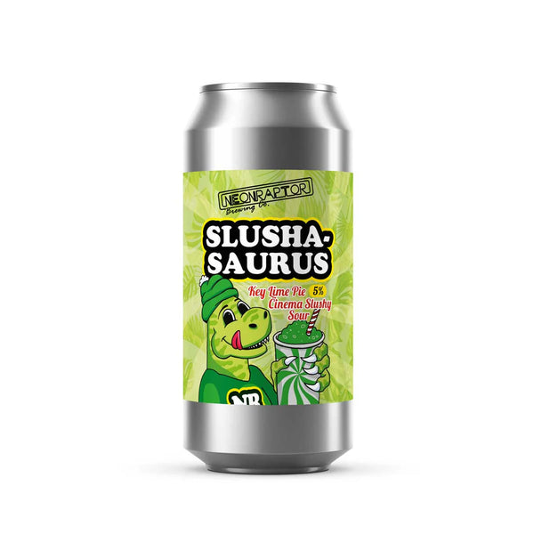 Neon Raptor - Slusha-Saurus - Key Lime Pie Cinema Slushy Sour - 5% - 440ml Can