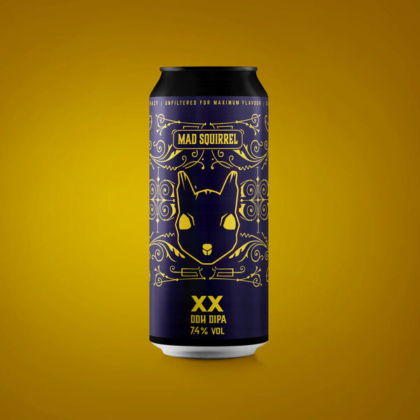 Mad Squirrel - XX - DDH DIPA - 7.4% - 440ml Can