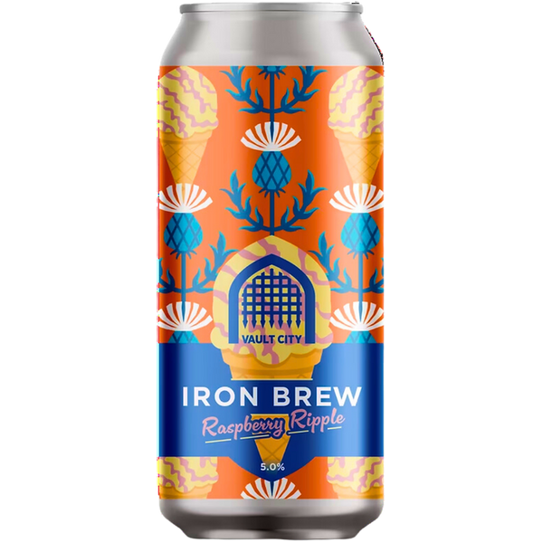 Vault City - Iron Brew - Raspberry Ripple Sour - 5% - 440ML Can