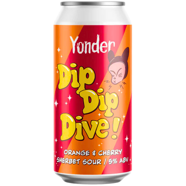 Yonder - Dip Dip Dive! - Orange, Cherry Sherbet Sour - 5% - 440ml Can