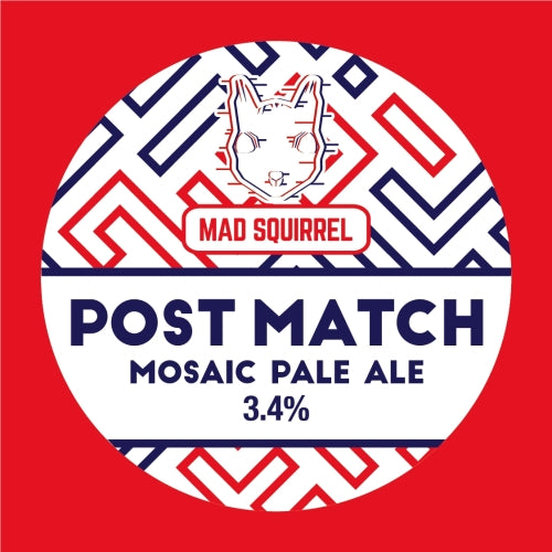 Mad Squirrel - Post Match - Mosaic Pale Ale - 3.4% - 440ml Can