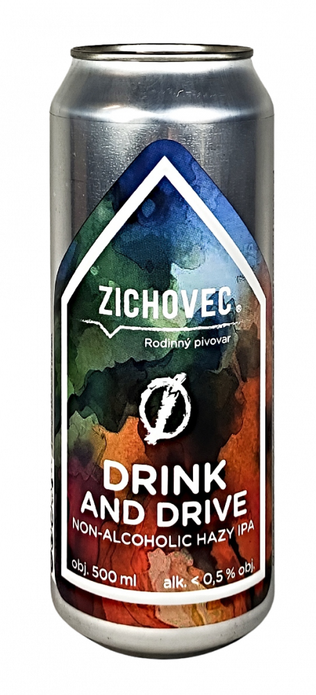 Zichovec - Drink And Drive - Non-Alcoholic IPA - 0.5% - 500ml Can