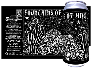 Black Iris - Fountains Of Anguish - Oatmeal Stout - 5% - 440ml Can