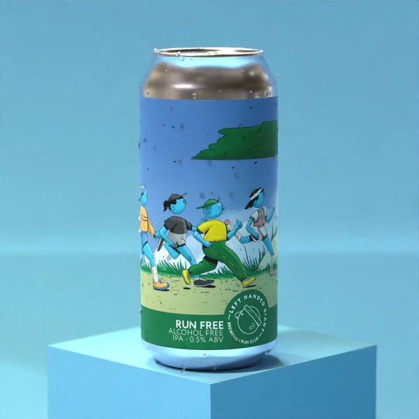 Left Handed Giant - Run Free - Alcohol Free IPA - 0.5% - 440ml Can