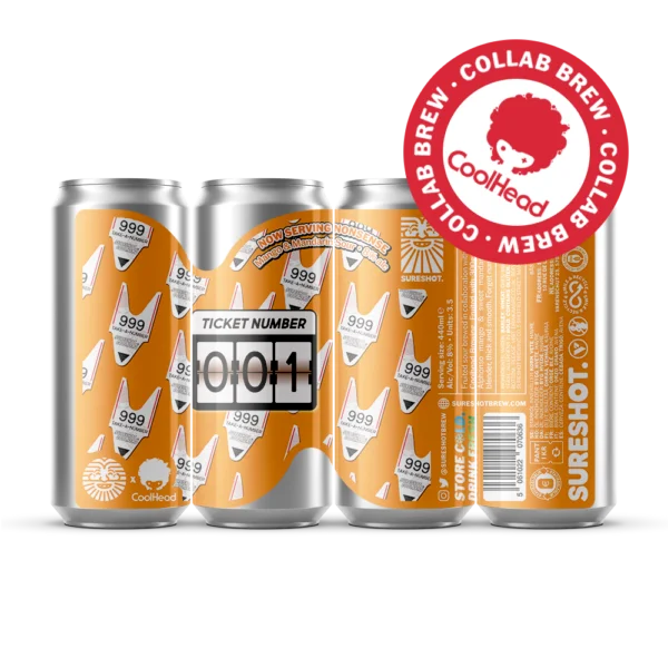 Sureshot x CoolHead - Now Serving Nonsense - Mango & Mandarin Sour - 8% - 440ml Can