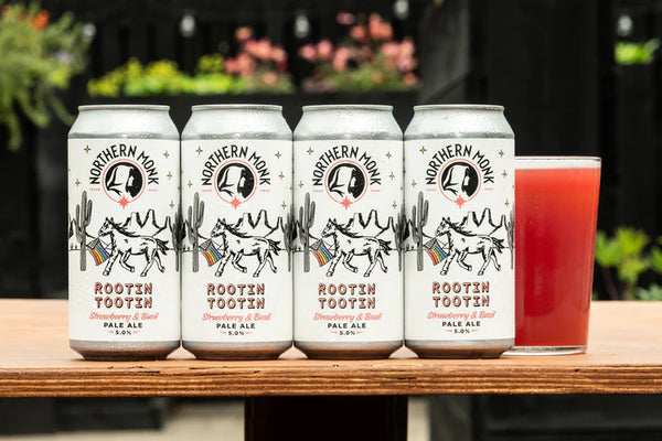 Northern Monk - Rootin Tootin - Strawberry & Basil Pale Ale - 5.0% - 440ml Can