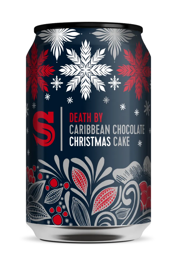 Siren - Death By Caribbean Chocolate Christmas Cake - Tropical Stout With Festive Spices - 12.2% - 330ml Can