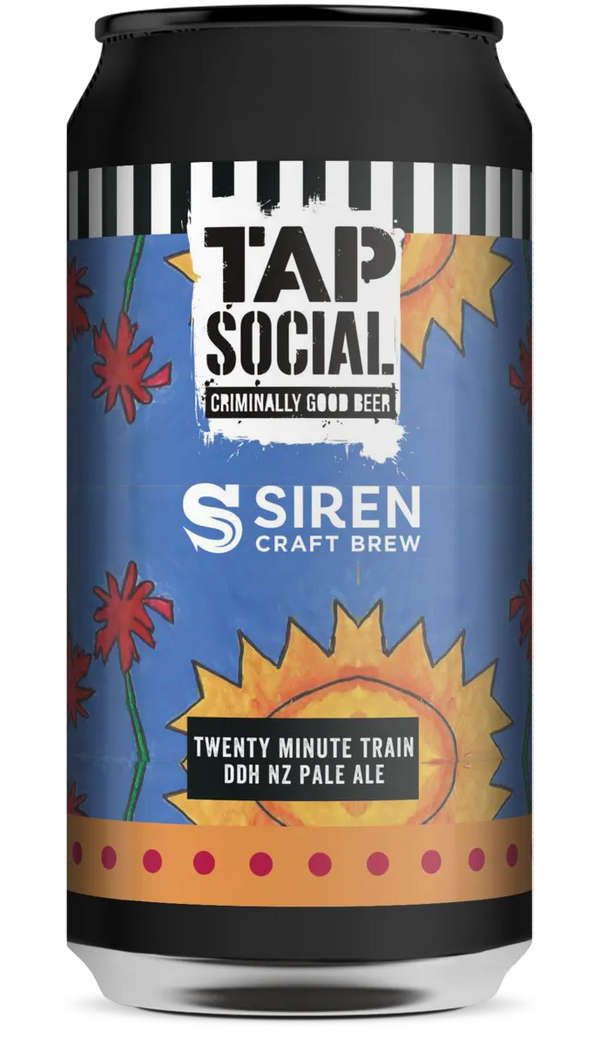 Tap Social x Siren - Twenty Minute Train - DDH NZ Pale Ale - 4.2% - 440ML Can