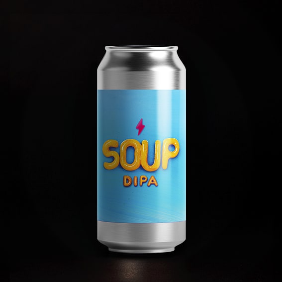 Garage Beer Co - Soup - DIPA - 8.5% - 440ml Can (Past BBE 24/10/24)