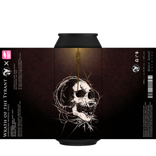 Holy Goat - Wrath Of The Tyrant - Norwegian Imperial Stout - 11% - 440ml Can